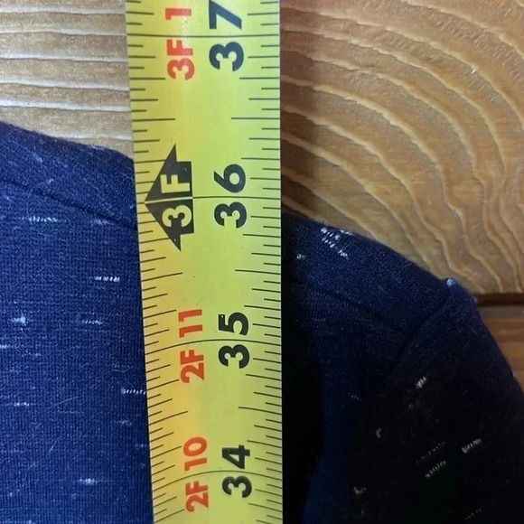 WOMENS SIZE 6 MADEWELL DRESS PLEATED IN FRONT DARK BLUE MIDI‎ - Picture 5 of 8